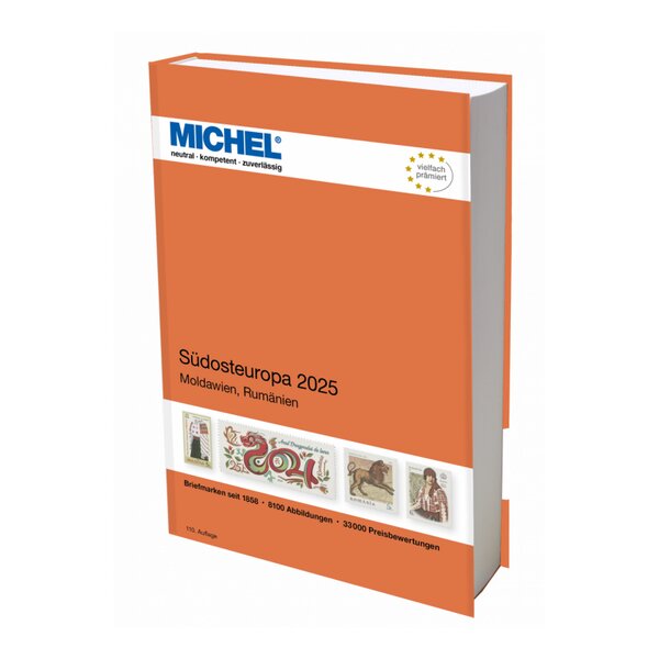 Catalogue de cotation Michel timbres d'Europe du Sud Est 2025.