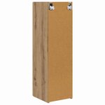 vidaXL Meuble TV mural Montage mural Chêne artisan 30 x 31 x 100 cm