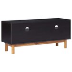vidaXL Meuble TV 100x35x45 cm Bois d'acacia massif et MDF