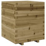 vidaXL Jardinière 60x60x72 5 cm bois de pin imprégné