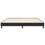 vidaXL Sommier à lattes de lit sans matelas noir 200x210 cm velours