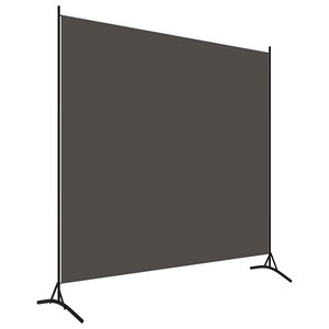 vidaXL Cloison de séparation anthracite 175x180 cm tissu