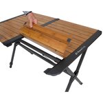 Eurotrail Table de camping Chambery Bambou M 110x70 cm