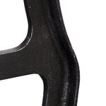 Vidaxl pied de banc 2 pièces cadre en a fonte