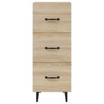 vidaXL Buffet Chêne sonoma 34 5x34x90 cm Bois d'ingénierie