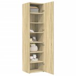 vidaXL Buffet haut chêne sonoma 45x42 5x185 cm bois d'ingénierie