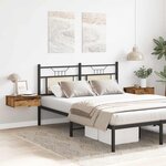 vidaXL Tables de chevet flottantes 2 Pièces vieux bois bois d'ingénierie