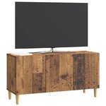 vidaXL Meuble TV Bois ancien 99 x 34 5 x 50 cm Bois d'ingénierie