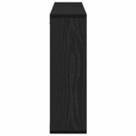 vidaXL Étagère Murale Chêne noir 85 x 16 x 52 5 cm Bois d'ingénierie