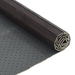 vidaXL Tapis rectangulaire marron foncé 60x500 cm bambou