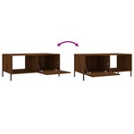 vidaXL Table basse chêne marron 90x50x40 cm bois d'ingénierie