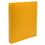 Classeur 4 Anneaux 30mm Polypropylène Opak - A4 Maxi - Jaune - X 20 - Exacompta