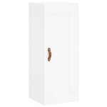 vidaXL Armoire murale blanc 34 5x34x90 cm bois d'ingénierie
