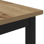 vidaXL Table basse Chêne artisan 70 x 50 x 36 cm Bois d'ingénierie