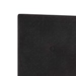 Tête de lit LED vidaXL Capitonnée en Velours Noir 80 cm