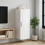 vidaXL Armoire Murale 33 x 34 5 x 90 cm Bois d'ingénierie
