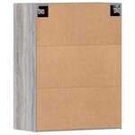 vidaXL Armoires murales 2 Pièces sonoma gris bois d'ingénierie