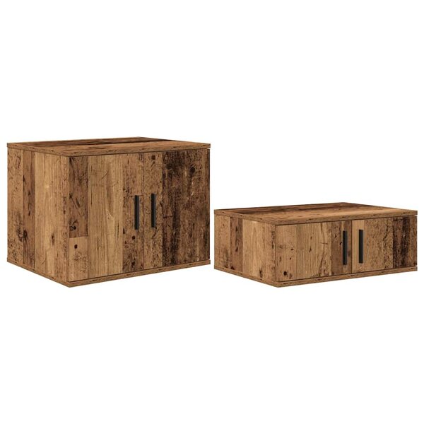 vidaXL Armoire de rangement Bois ancien 103 x 41 x 40 cm
