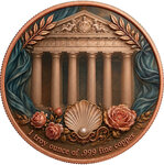 Monnaie APHRODITE Goddes of Love 1 Oz Medaille Cuivre (PRÉCOMMANDE)