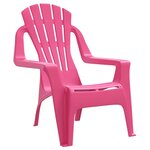vidaXL Chaises de jardin pour enfants lot de 2 rose 37x34x44 cm PP