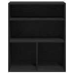 vidaXL Bibliothèque noir 60x30x71 5 cm bois d'ingénierie