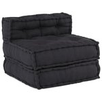 vidaXL Canapé modulaire 4 Pièces Anthracite 70 x 70 x 56 cm tissu