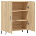 vidaXL Buffet chêne sonoma 69 5x34x90 cm bois d'ingénierie