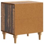 vidaXL Cabinet de chevet 2 Pièces Bois ancien 43 x 34 5 x 48 cm