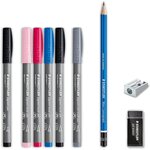 Kit d'écriture brush lettering  9 pièces staedtler