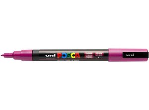 Marqueur à pigment posca pc-3m  fuchsia x 12 posca
