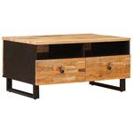 vidaXL Table basse Marron 80 x 54 x 40 cm Bois de mangue massif