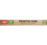 100 Pochettes Coin Pp Recyclé Forever 12/100e - Cristal - X 10 - Exacompta