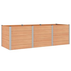 vidaXL Jardinière surélevée Marron 300 x 100 x 91 cm