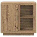 vidaXL Buffet chêne artisanal 40 x 80 x 75 cm Bois d'ingénierie