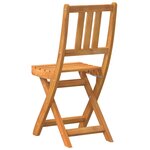 vidaXL Chaise de jardin 4 Pièces Marron 36 x 46 x 86cm