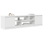 vidaXL Meuble TV blanc 188 5x41x50 cm bois d'ingénierie