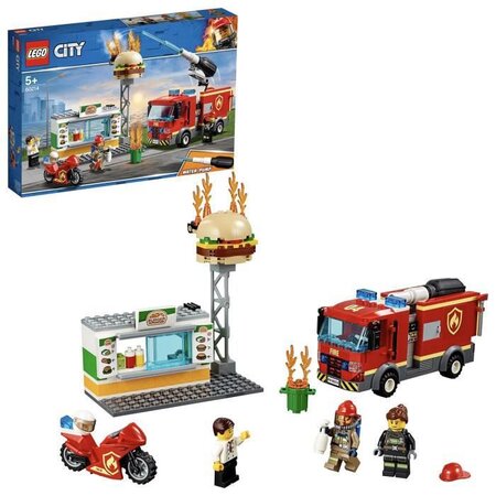 Lego city 60214 l'intervention des pompiers au restaurant de