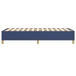 vidaXL Cadre de lit Bleu 90x200 cm Tissu