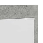 vidaXL Porte-manteau mural avec étagère Gris béton 70 x 10 x 90 cm