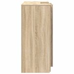 vidaXL Bureau réception chêne sonoma 135x50x103 5 cm bois d'ingénierie