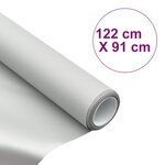 vidaXL Tissu d'écran de projection PVC métallique 60" 4:3