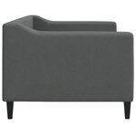 vidaXL Lit de repos gris foncé 80x200 cm tissu