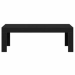 vidaXL Table Basse Chêne noir 102 x 50 x 35 cm Bois d'ingénierie