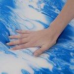 vidaXL Sur-matelas 90 x 200 cm Mousse de gel 7 cm