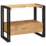 vidaXL Meuble sous-vasque de salle de bain avec tiroir avec étagère