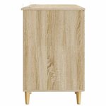 vidaXL Bureau Chêne Sonoma 142 5 x 50 x 75 cm Bois d'ingénierie
