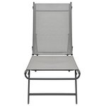 vidaXL Chaises longues lot de 2 Textilène et acier