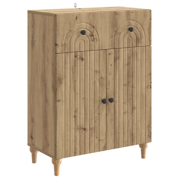 vidaXL Buffet Chêne artisanal 66 x 34 5 x 90 cm Bois d'ingénierie