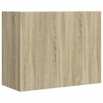 vidaXL Armoire murale chêne sonoma 75x35x60 cm bois d'ingénierie