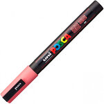 Marqueur posca pc-3m corail pointe fine conique